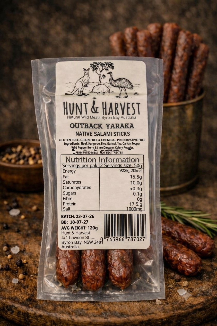 Outback Yaraka Salami Sticks