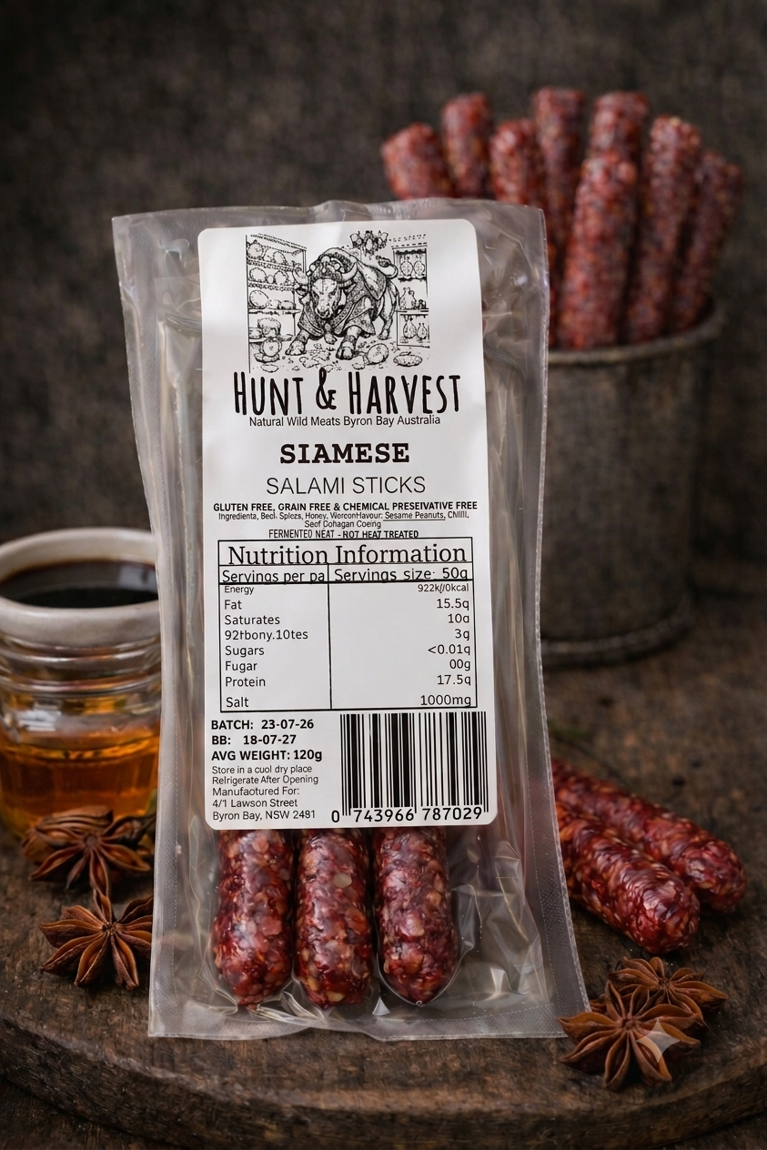 Siamese Salami Sticks